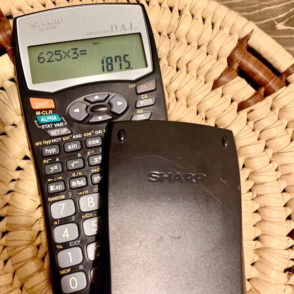 SHARP D.H.L scientific calculator